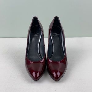 Stuart Weitzman Dagger Metal-Heel Pump size 7